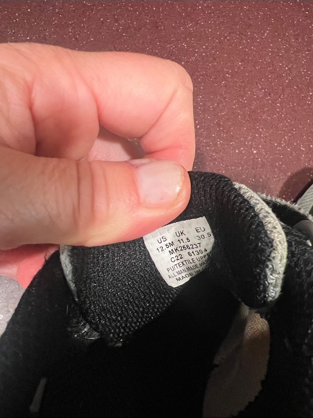 Merrell Kids Gray and Black Sneakers - Picture 4 of 8